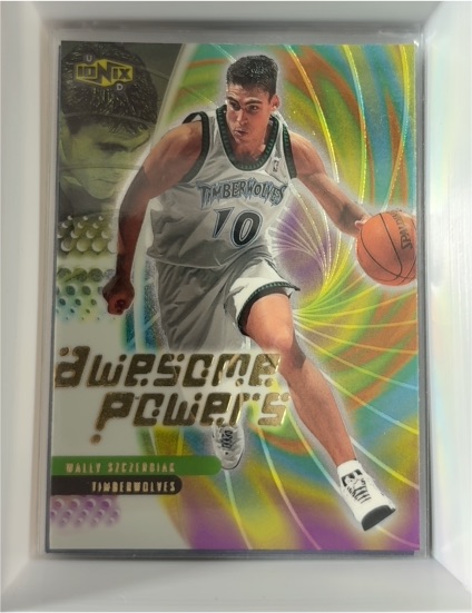 1999-00 Upper Deck Ionix #AP3 Wally Szczerbiak Awesome Powers — front