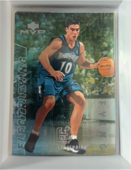 2000-01 Upper Deck MVP #E7 Wally Szczerbiak Electrifying — front
