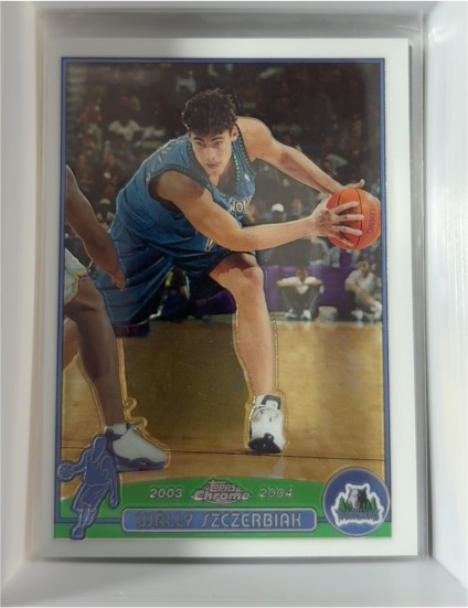 2003-04 Topps Chrome #17 Wally Szczerbiak — front