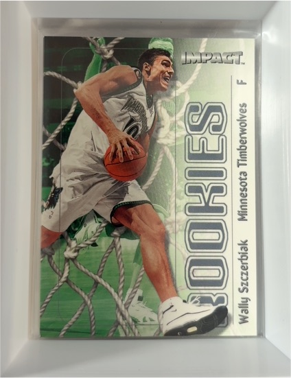 1999-00 Skybox Impact #180 Wally Szczerbiak Rookie — front