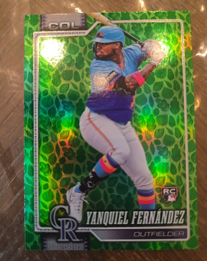 2026 Topps Series 1 #116 Yanquiel Fernández — front