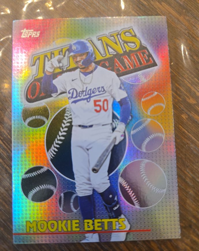 2026 Topps Series 1 #TOG-8 Mookie Betts Titans Of The Game Los Angeles Dodgers — front