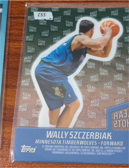 1999-00 Topps Stadium Club Chrome Clear Shots #CS5 Wally Szczerbiak — front