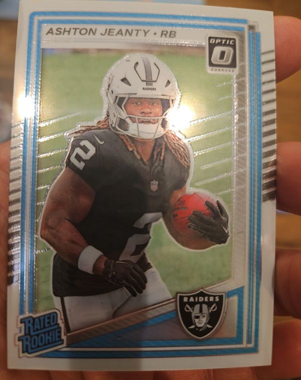 2025 Panini Donruss Optic #202 Ashton Jeanty — front