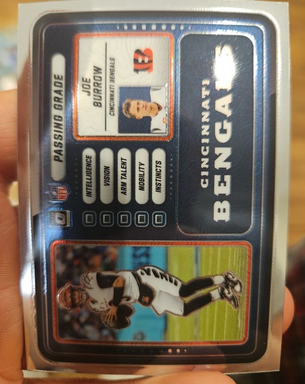 2025 Panini Donruss Optic #6 Joe Burrow Passing Grade — front
