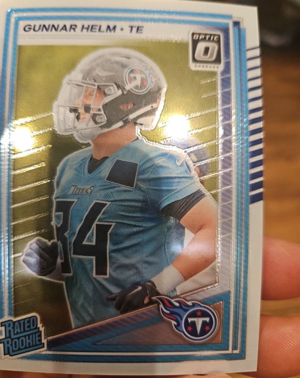 2025 Panini Donruss Optic #294 Gunnar Helm Rated Rookie — front