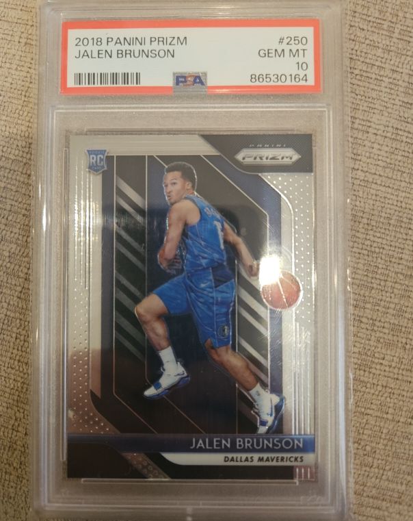 2018 Panini Prizm #250 Jalen Brunson — front