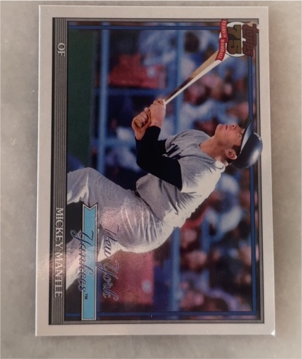2026 Topps #T91-48 Mickey Mantle 1991 Topps Baseball — front