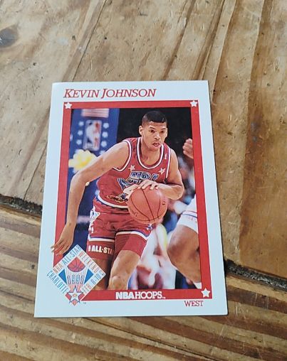 1991-92 Hoops #265 Kevin Johnson — front