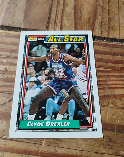 1992-93 Topps All-Star #102 Clyde Drexler — front
