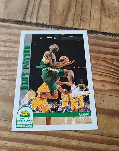 1992-93 NBA Hoops #219 Gary Payton — front