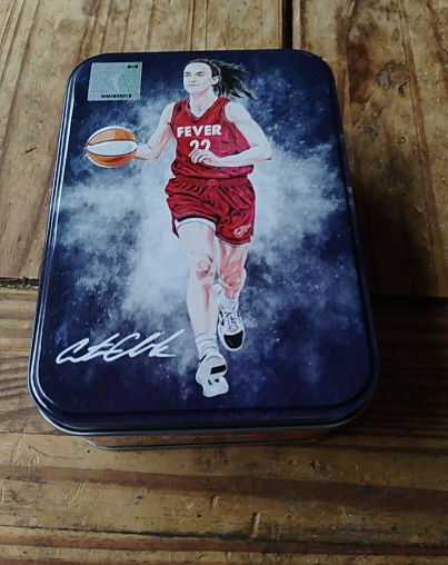 2024 Panini WNBA Caitlin Clark #22 Indiana Fever Collectible Tin — front