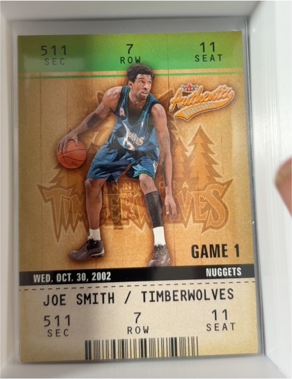 2002-03 Fleer Authentix #35 Joe Smith — front