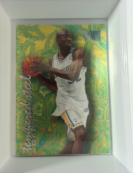 1995-96 Fleer Metal Tempered Steel #8 Joe Smith — front