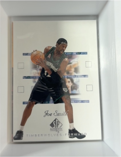 2001-02 SP Authentic #54 Joe Smith — front