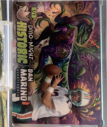 2024 Wild Card Dino-Might Historic & Prehistoric Dan Marino 1/1 — front