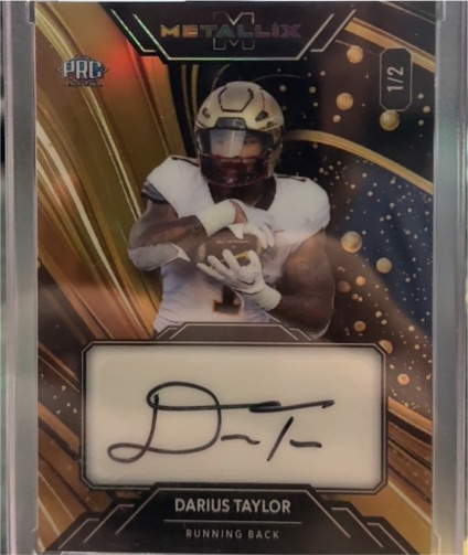 2025 Wild Card Metallix #WMMA-DT Darius Taylor — front