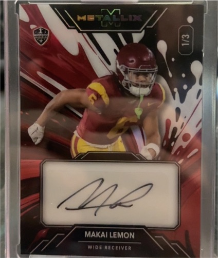 2025 Wild Card Metallix #1/3 Makai Lemon — front