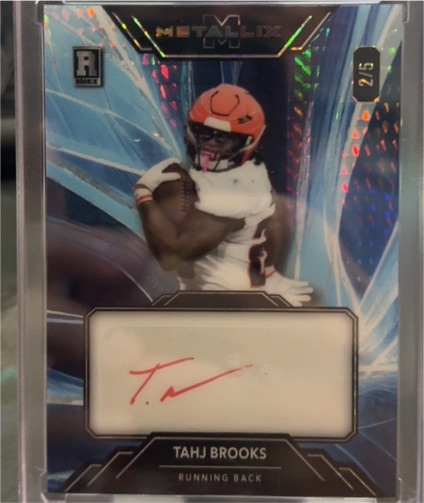 2025 Wild Card Metallix #WMLA-TB Tahj Brooks — front