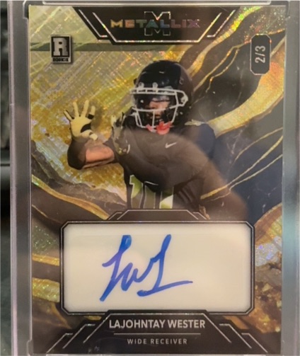2025 Wild Card Metallix #2/3 Lajohntay Wester — front