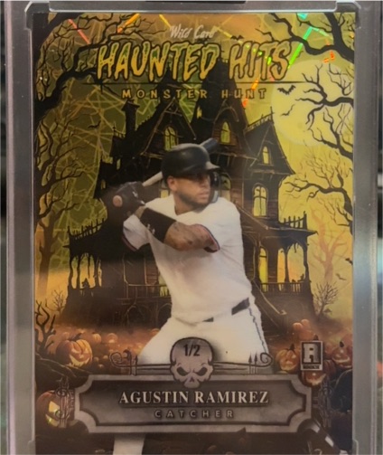 2025 Wild Card Haunted Hits Monster Hunt #1/2 Agustin Ramirez — front