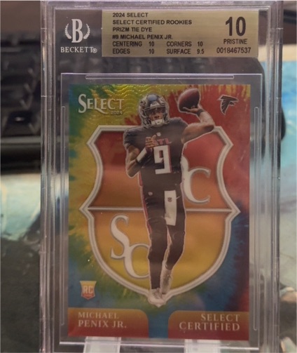 2024 Panini Select Certified Rookies #9 Michael Penix Jr. — front