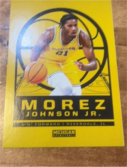 2025-2026 Valiant #AM1 Morez Johnson Jr. — front