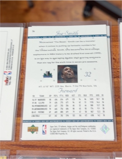1993 Upper Deck #32 Joe Smith — front