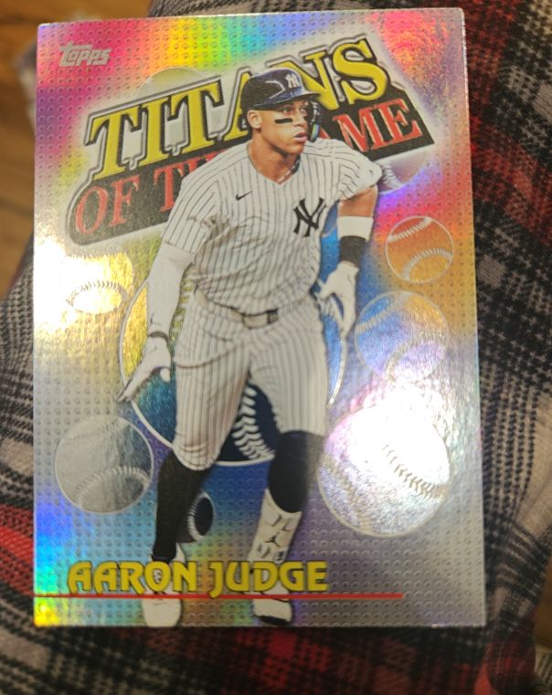 2026 Topps Series 1 #TOG-3 Aaron Judge Titans of the Game — front