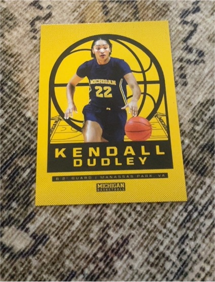 2025-2026 Valiant #AM1 Kendall Dudley — front