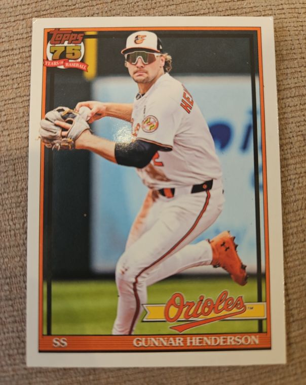 2026 Topps Series 1 #T91-49 Gunnar Henderson — front