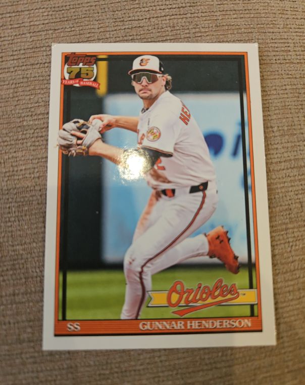 2026 Topps Series 1 #T91-49 Gunnar Henderson — front