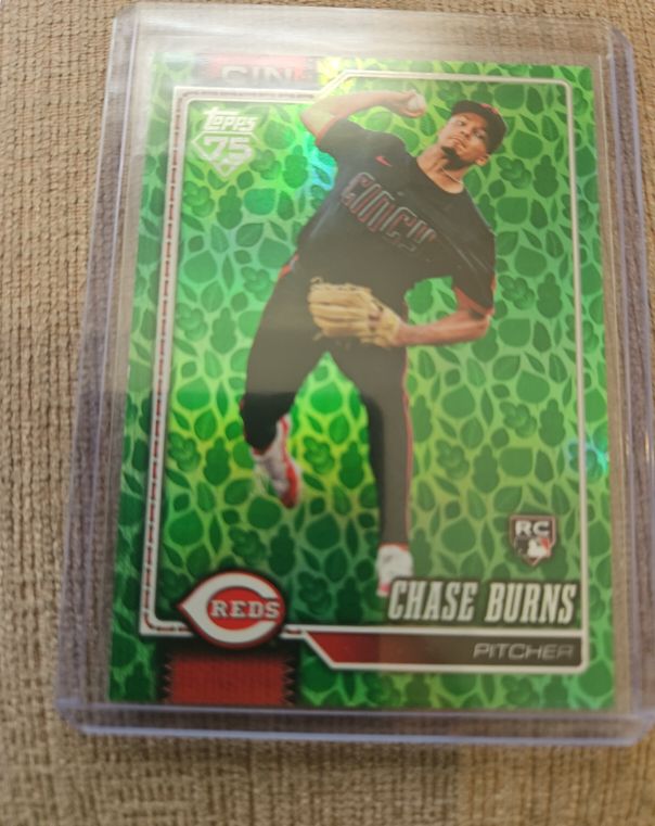 2026 Topps Series 1 #312 Chase Burns — front