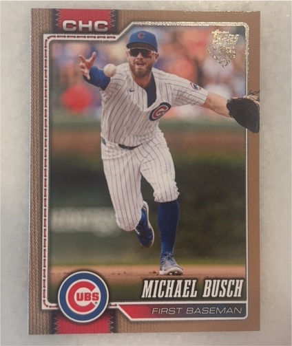 2026 Topps Series 1 #348 Michael Busch — front