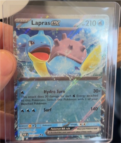 2007 Pokémon Perfect Order #022 Lapras ex — front