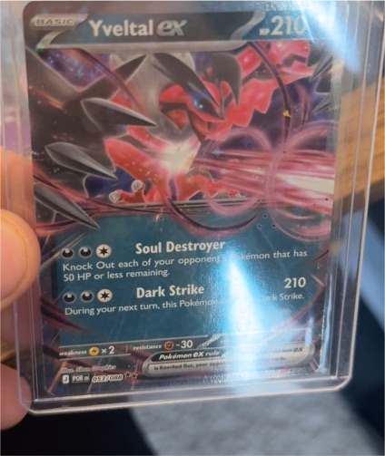2014 Pokémon XY Phantom Forces #053 Yveltal ex — front