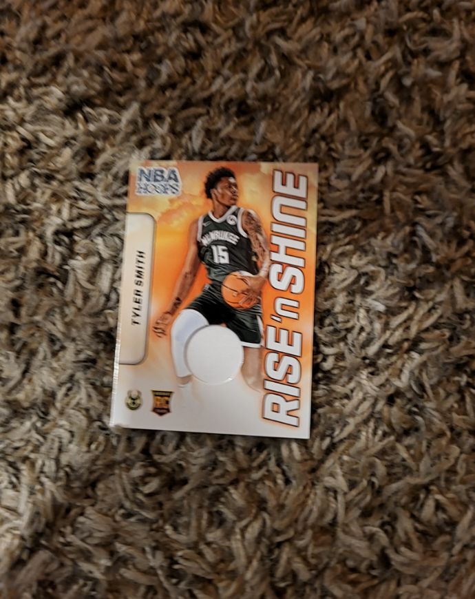 2024-25 Panini NBA Hoops Rise N Shine Memorabilia #RSM-TSB Tyler Smith — front