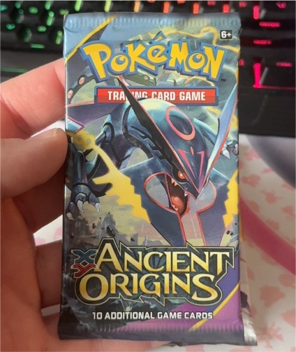2015 Pokémon XY Ancient Origins Booster Pack — front