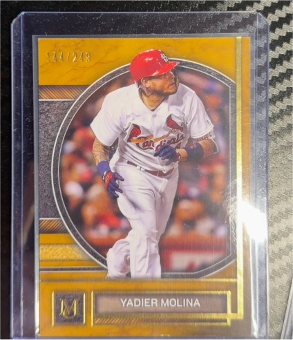 2025 Topps Museum Collection #46 Yadier Molina — front
