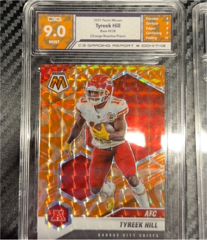 2021 Panini Mosaic #238 Tyreek Hill — front