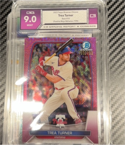 2023 Topps Bowman Chrome #10 Trea Turner — front