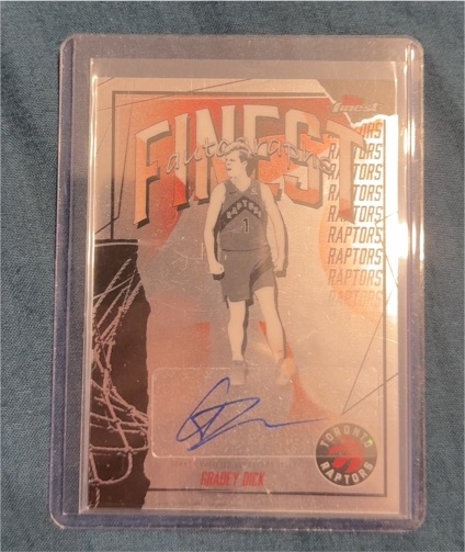 2026 Topps Finest #FAU-GD Gradey Dick — front