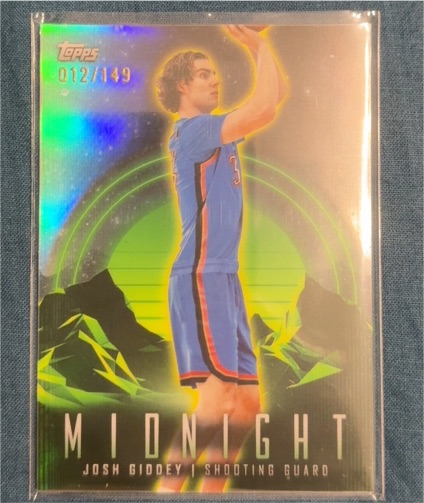 2023-24 Topps Midnight #77 Josh Giddey — front