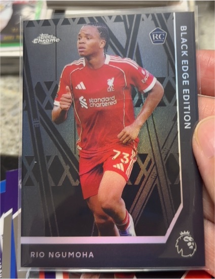 2025-26 Topps Premier League Black Edge Edition #BE-23 Rio Ngumoha — front