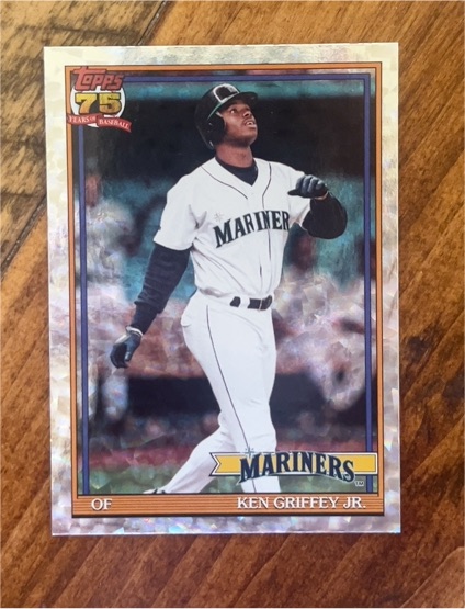 2026 Topps 75th Series 1 1991 #T91-45 Ken Griffey Jr. — front