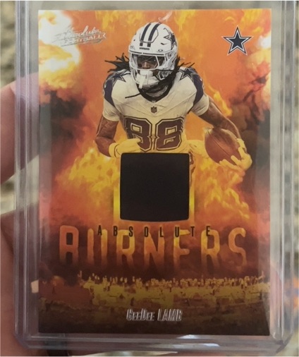 2025 Panini Absolute Burners #ABU-CLA CeeDee Lamb — front