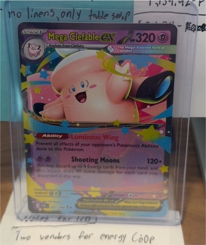 2014 Pokémon Perfect Order #31 Mega Clefable ex — front