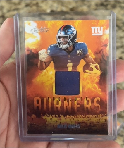 2025 Panini Absolute #ABU-MNA Malik Nabers Absolute Burners — front