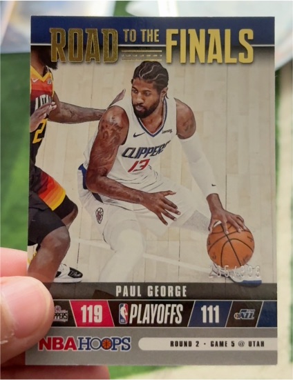 2021-22 Panini NBA Hoops Road to the Finals #62 Paul George — front