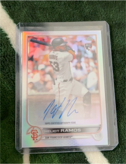 2022 Topps Chrome #RA-HR Heliot Ramos — front